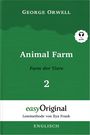 George Orwell: Animal Farm / Farm der Tiere - Teil 2 (Buch + MP3 Audio-CD) - Lesemethode von Ilya Frank - Zweisprachige Ausgabe Englisch-Deutsch, Buch