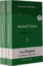 George Orwell: Animal Farm / Farm der Tiere - 2 Teile (Buch + 2 MP3 Audio-CD) - Lesemethode von Ilya Frank - Zweisprachige Ausgabe Englisch-Deutsch, Buch