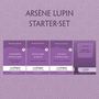 Maurice Leblanc: Arsène Lupin, gentleman-cambrioleur (mit 4 MP3 Audio-CDs) - Starter-Set, Buch,Buch,Buch,Buch