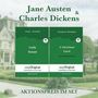 Jane Austen: Jane Austen & Charles Dickens Hardcover (Bücher + 2 MP3 Audio-CDs) - Lesemethode von Ilya Frank, Buch