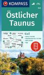 KOMPASS Wanderkarte 840 Östlicher Taunus 1:50.000, KRT