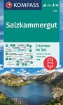 : KOMPASS Wanderkarten-Set 229 Salzkammergut (2 Karten) 1:50.000, KRT