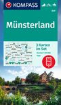: KOMPASS Wanderkarten-Set 849 Münsterland (3 Karten) 1:50.000, KRT