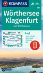 KOMPASS Wanderkarte 061 Wörthersee, Klagenfurt am Wörthersee 1:25.000, KRT