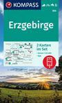 : KOMPASS Wanderkarten-Set 866 Erzgebirge (2 Karten) 1:50.000, KRT