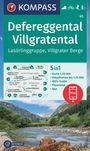 : KOMPASS Wanderkarte 45 Defereggental, Villgratental, Lasörlinggruppe, Villgrater Berge 1:50.000, KRT