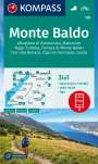 : KOMPASS Wanderkarte 129 Monte Baldo, Malcesine, Nago-Torbole, Garda 1:25.000, KRT