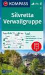 : KOMPASS Wanderkarte 41 Silvretta, Verwallgruppe 1:50.000, KRT