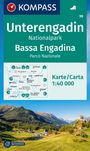 : KOMPASS Wanderkarte 98 Unterengadin, Nationalpark / Bassa Engadina, Parco Nazionale 1:40.000, KRT