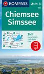 : KOMPASS Wanderkarte 792 Chiemsee, Simssee 1:25.000, KRT