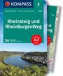 Silvia und Thilo Behla: KOMPASS Wanderführer Rheinsteig RheinBurgenWeg, 34 Etappen mit Extra-Tourenkarte, Buch