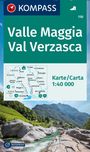 : KOMPASS Wanderkarte 110 Valle Maggia, Val Verzasca 1:40.000, KRT