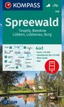 : KOMPASS Wanderkarte 748 Spreewald, Teupitz, Beeskow, Lübben, Lübbenau, Burg 1:50.000, KRT