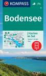 : KOMPASS Wanderkarten-Set 11 Bodensee (2 Karten) 1:35.000, KRT