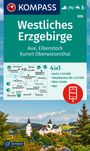 : KOMPASS Wanderkarte 806 Westliches Erzgebirge, Aue, Eibenstock, Kurort Oberwiesenthal 1:50.000, KRT