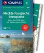 : KOMPASS Wanderführer Mecklenburgische Seenplatte, Land der 1000 Seen mit Nationalpark Müritz, 55 Touren mit Extra-Tourenkarte, Buch