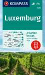 : KOMPASS Wanderkarten-Set 2202 Luxemburg (2 Karten) 1:50.000, KRT