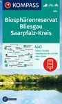 : KOMPASS Wanderkarte 824 Biosphärenreservat Bliesgau & Saarpfalz-Kreis 1:25.000, KRT