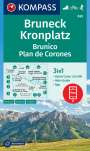 : KOMPASS Wanderkarte 045 Bruneck, Kronplatz / Brunico, Plan de Corones 1:25.000, KRT