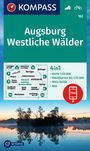 : KOMPASS Wanderkarte 162 Augsburg, Westliche Wälder 1:50.000, KRT