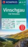 : KOMPASS Wanderkarten-Set 670 Vinschgau / Val Venosta (3 Karten) 1:25.000, KRT
