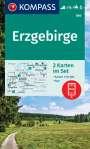 : KOMPASS Wanderkarten-Set 866 Erzgebirge (2 Karten) 1:50.000, KRT