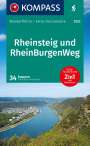 Silvia und Thilo Behla: KOMPASS Wanderführer Rheinsteig RheinBurgenWeg, 34 Etappen mit Extra-Tourenkarte, Buch