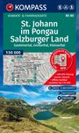 : KOMPASS Wanderkarte 80 St. Johann im Pongau, Salzburger Land 1:50.000, KRT