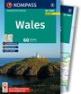 : KOMPASS Wanderführer Wales, 60 Touren mit Extra-Tourenkarte, Buch