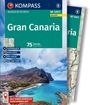 Gran Canaria Wanderführer mit 75 Touren. Enthält Tourenkarte, Highlights, GPS-Daten. Büroklammer A Symbol. Küstenlandschaft.