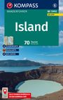 Michael Will: KOMPASS Wanderführer Island, 70 Touren mit Extra-Tourenkarte, Buch