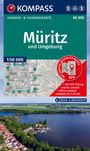 : KOMPASS Wanderkarten-Set 855 Müritz und Umgebung (2 Karten) 1:50.000, KRT