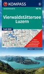 : KOMPASS Wanderkarte 116 Vierwaldstättersee, Luzern 1:40.000, KRT