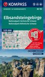 : KOMPASS Wanderkarte 761 Elbsandsteingebirge, Nationalpark Sächsische Schweiz, Nationalpark Böhmische Schweiz 1:25.000, KRT