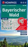 : KOMPASS Wanderkarten-Set 198 Bayerischer Wald (3 Karten) 1:50.000, KRT