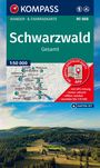 KOMPASS Wanderkarten-Set 888 Schwarzwald Gesamt (4 Karten) 1:50.000, KRT