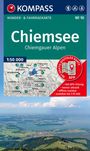 KOMPASS Wanderkarte 10 Chiemsee, Chiemgauer Alpen 1:50.000, KRT