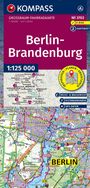 KOMPASS Großraum Fahrradkarte 3703 Berlin-Brandenburg 1:125.000, KRT