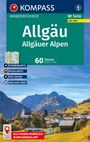 Walter Theil: KOMPASS Wanderführer Allgäu, Allgäuer Alpen, 60 Touren mit Extra-Tourenkarte, Buch