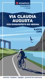 KOMPASS Fahrrad-Tourenkarte Via Claudia Augusta - von Donauwörth bis Verona 1:50.000, Buch