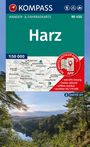 KOMPASS Wander- & Fahrradkarte Nr. 450, Harz, Maßstab 1:50 000, mit GPS-Ortung, offline nutzbar, zwei Karten-Set.
