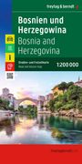 freytag & berndt Straßenkarte Bosnien-Herzegowina 1:200.000, KRT