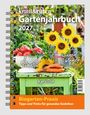 "kraut&rüben Gartenjahrbuch 2027. Biogarten-Praxis. Tomaten, Karotten, Sonnenblumen. Tipps für gesundes Gedeihen."
