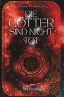 "Die Götter sind nicht tot", "Verrat", "Petra P. Hasler". Rotes, mystisches Design mit Runen und Symbolen.