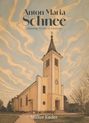 „Anton Maria Schnee, Lebendige Kirche im Irenental, Walter Ender.“ Illustration einer Kirche unter einem gemusterten Himmel.