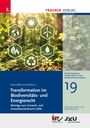 "Transformation im Biodiversitäts- und Energierecht, Beiträge 2026." Waldhintergrund mit Umwelt-Symbolen.