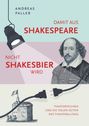 "Andreas Paller. Damit aus Shakespeare nicht Shakesbier wird. Licht, Shakespeare-Porträt, Gebäudezeichnung, Stromkabel."