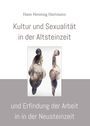 Text: "Kultur und Sexualität in der Altsteinzeit und Erfindung der Arbeit in der Neusteinzeit." Zwei prähistorische Figuren.