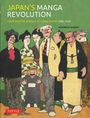 Text: "Japan's Manga Revolution: From Painted Scrolls to Comic Books 1680-1920" von Andreas Marks. Illustration mit Personen.