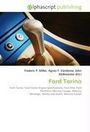 "alphascript publishing. Ford Torino. Autoschaltknauf in Nahaufnahme, beige und blau. Autoren: Frederic P. Miller et al."